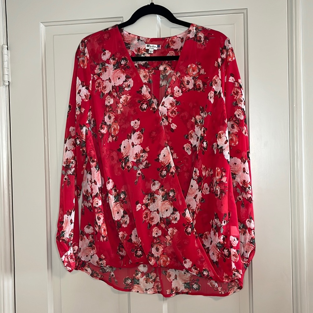Kut From The Kloth Jenalee Surplice Blouse